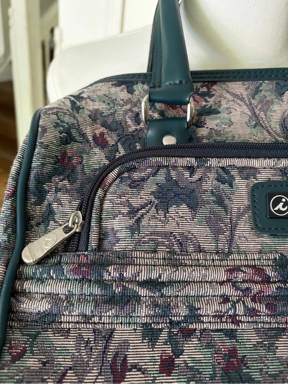 Floral Tapestry HandBag in Purple, Gray, Green, Mauve & More, EEEEUCCC